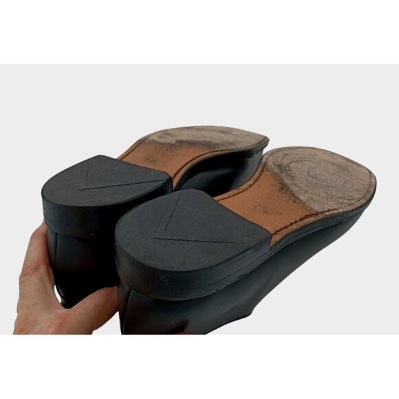 ALLEN EDMONDS Black Leather Oxford Delray Split Toe Blucher Mens 10.5 D USA $325 - Picture 4 of 9